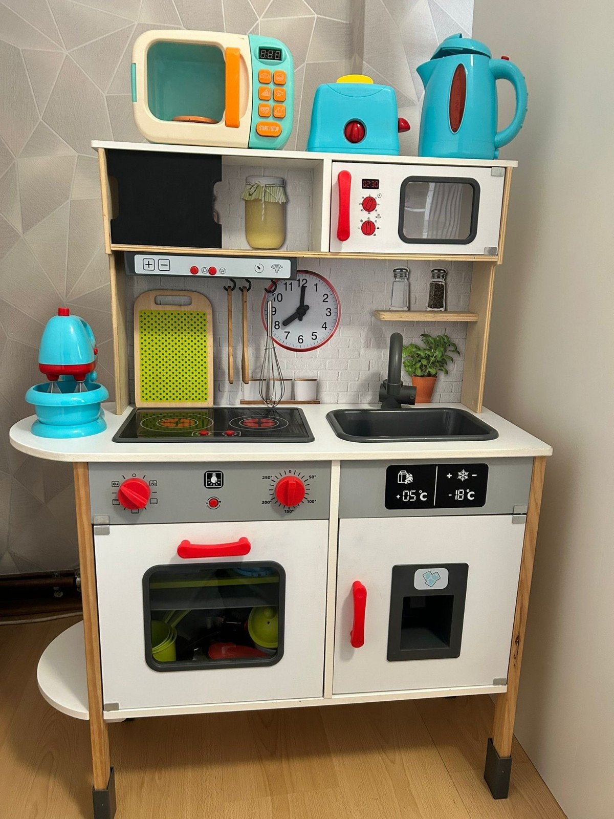 Speelgoed keuken, Enfants & Bébés, Jouets | Jouer aux cuisines, Enlèvement, Comme neuf, Bois, Accessoires de cuisine de jeu