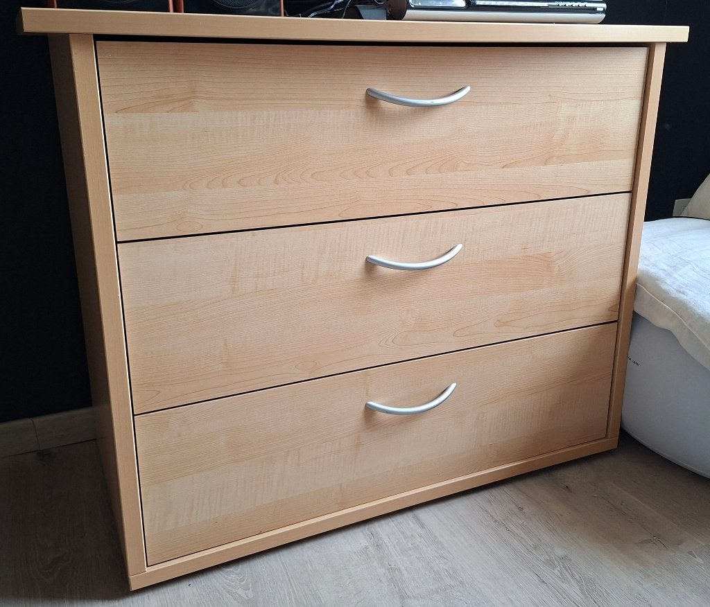 Commode 3 tiroirs, 3 ou 4 tiroirs, 25 à 50 cm, Moins de 100 cm, Enlèvement