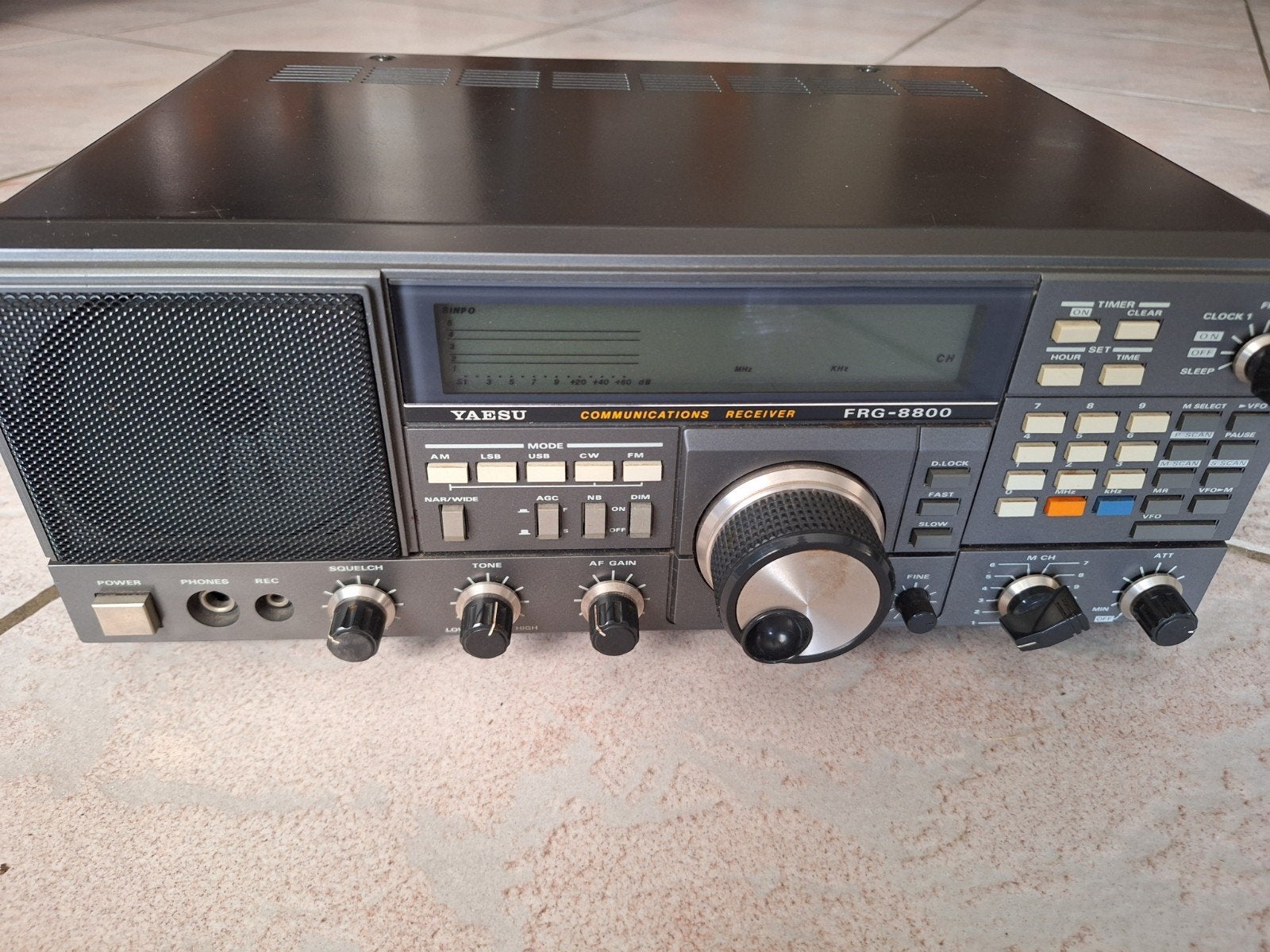 Yaesu FRG-8800 Communications Receiver – vintage kortegolfon, Télécoms, Enlèvement