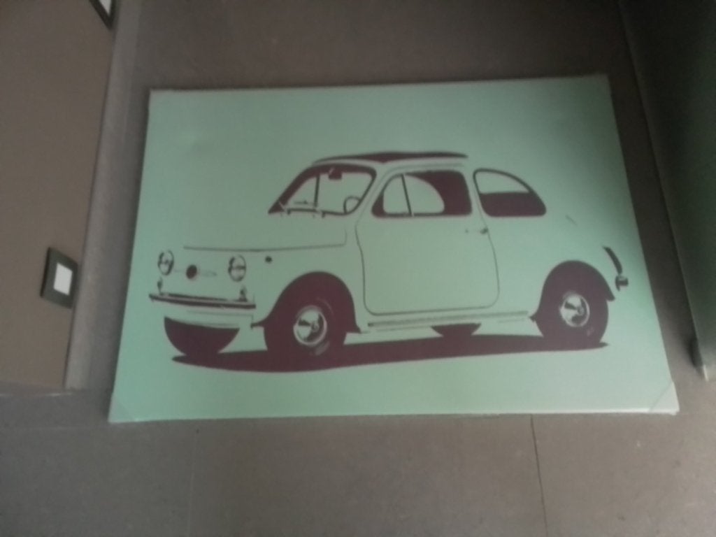 Nieuw in verpakking Canvas Fiat 500, Enlèvement, Neuf, 75 à 100 cm, 50 – 75