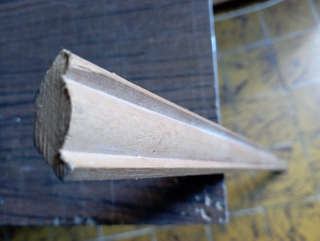 3 Moulure en bois neuve 2M70 sur 30 mm, Bricolage & Construction, Bois & Planches, Neuf, 250 à 300 cm, Autres essences de bois