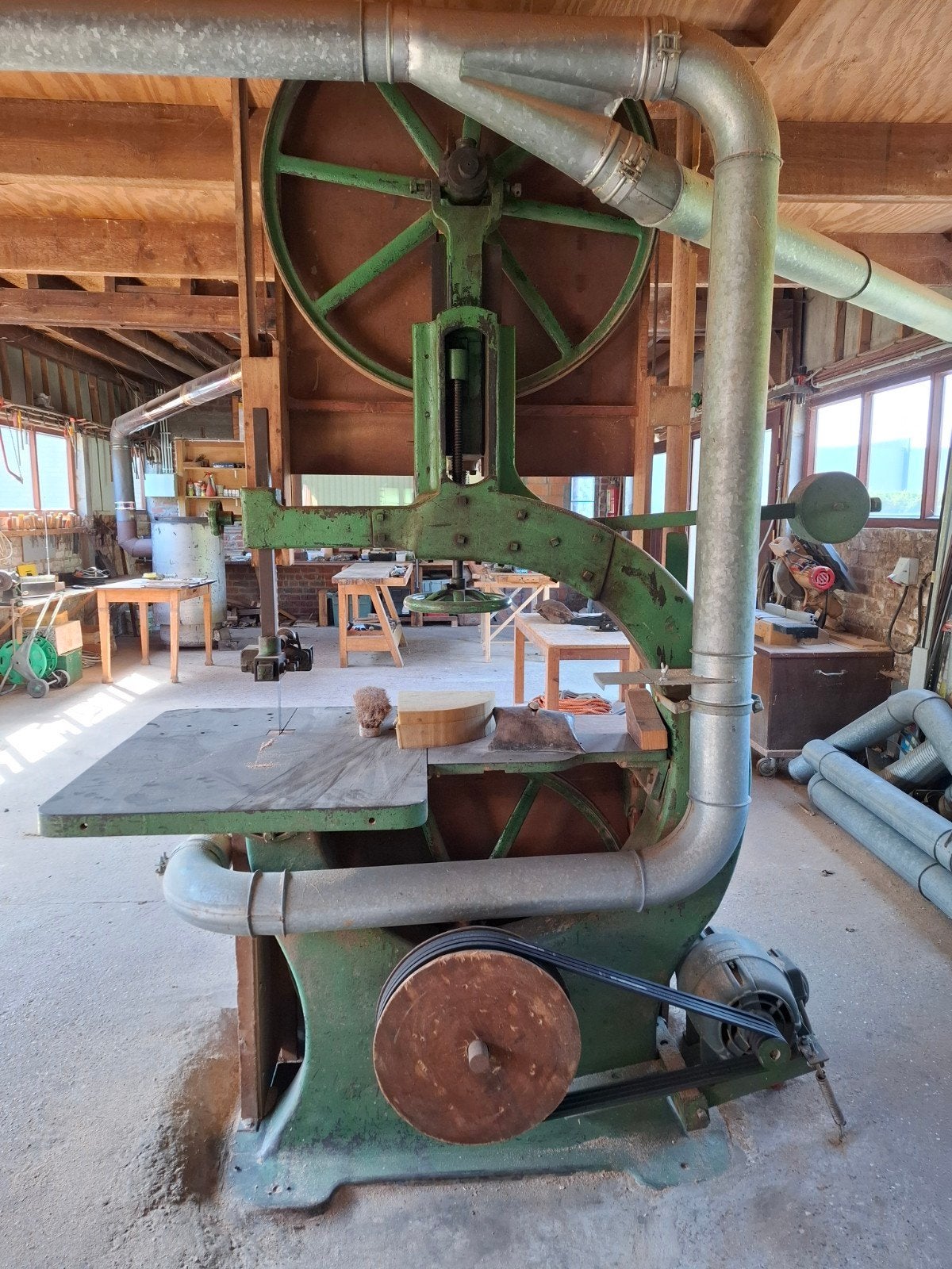 Lintzaagmachine, Enlèvement