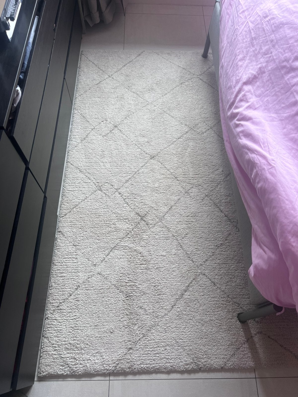 Tapijt ikea, Huis en Inrichting, Ophalen, Gebruikt, 100 tot 150 cm, Crème