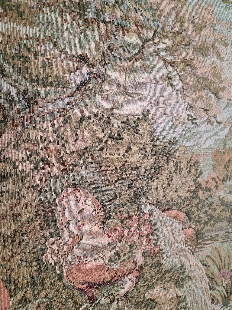 Gobelin Of Wandtapijt, Ophalen, Doek, Overige technieken, Landschap