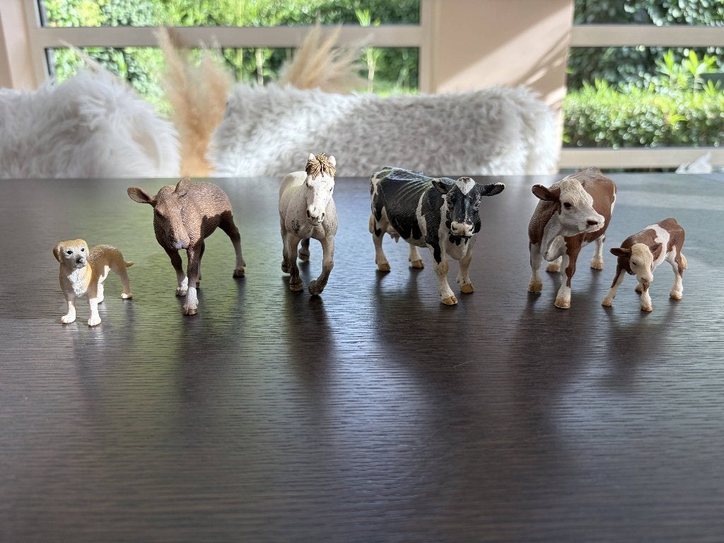 Schleich boerderijdieren, Ophalen of Verzenden, Gebruikt, Boerderijdier, Beeldje of Figuurtje
