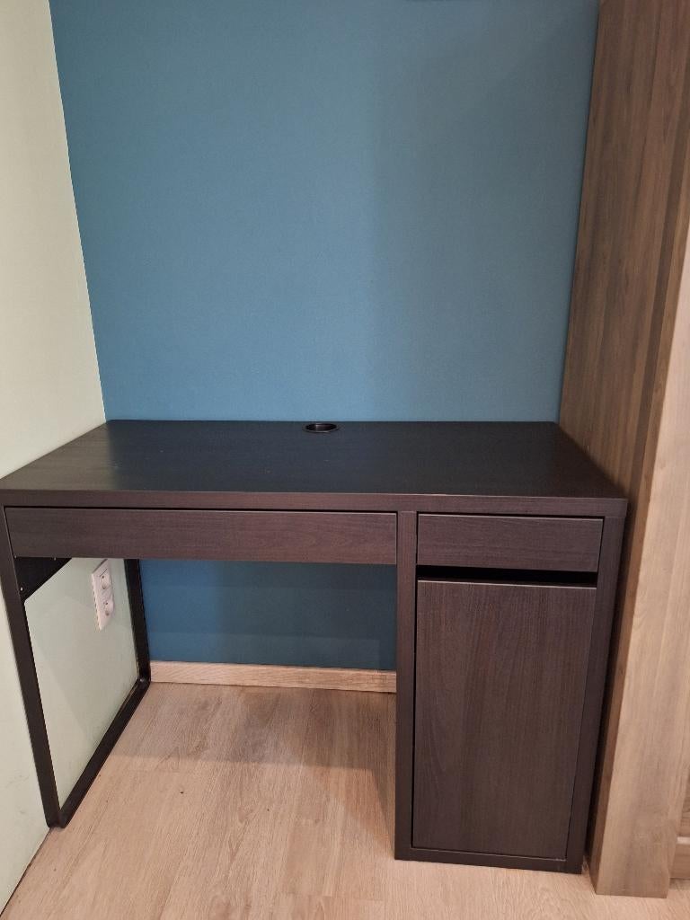 Bureau, Huis en Inrichting, Ophalen, Zwart, 105 cm, Gebruikt