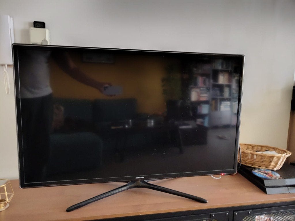 40 inch Samsung tv (UE40F6100) met 3d functie, Audio, Tv en Foto, Televisies, Ophalen, Gebruikt, LCD, 100 Hz