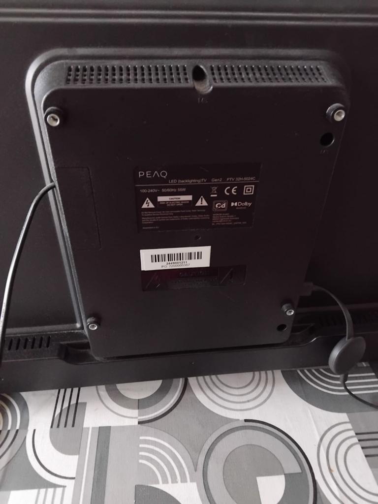 Peaq Ptv 32h-5024c 32" volledig LED, klaar voor HD, Ophalen, LED