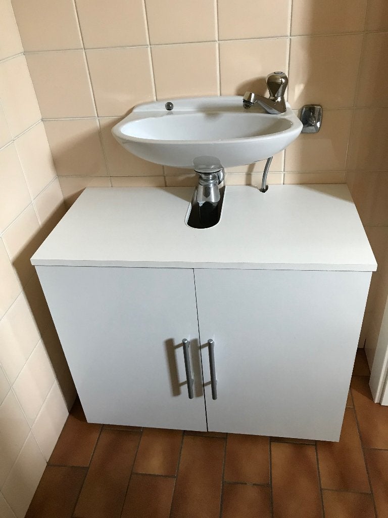 Toiletkast & lavabo, Ophalen, Minder dan 50 cm, Gebruikt, Minder dan 100 cm
