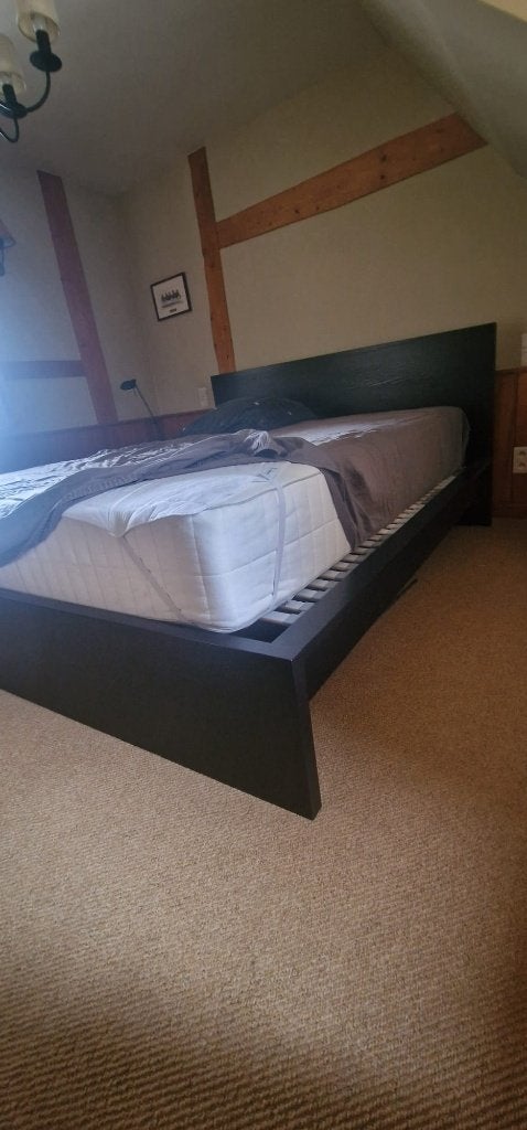 Bed Malm, Enlèvement, Utilisé, 180 cm, 200 cm