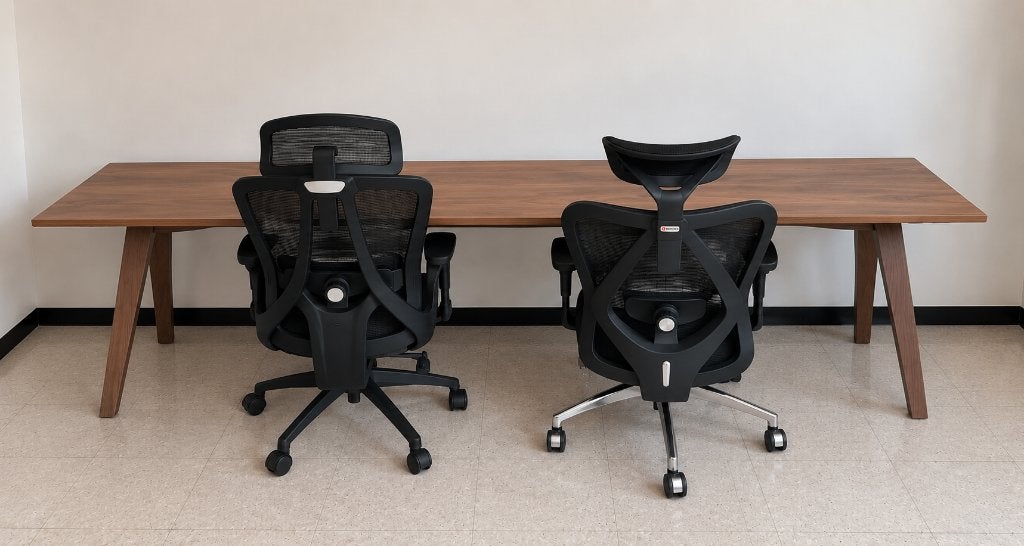 Groot bureau 240 cm, Ophalen