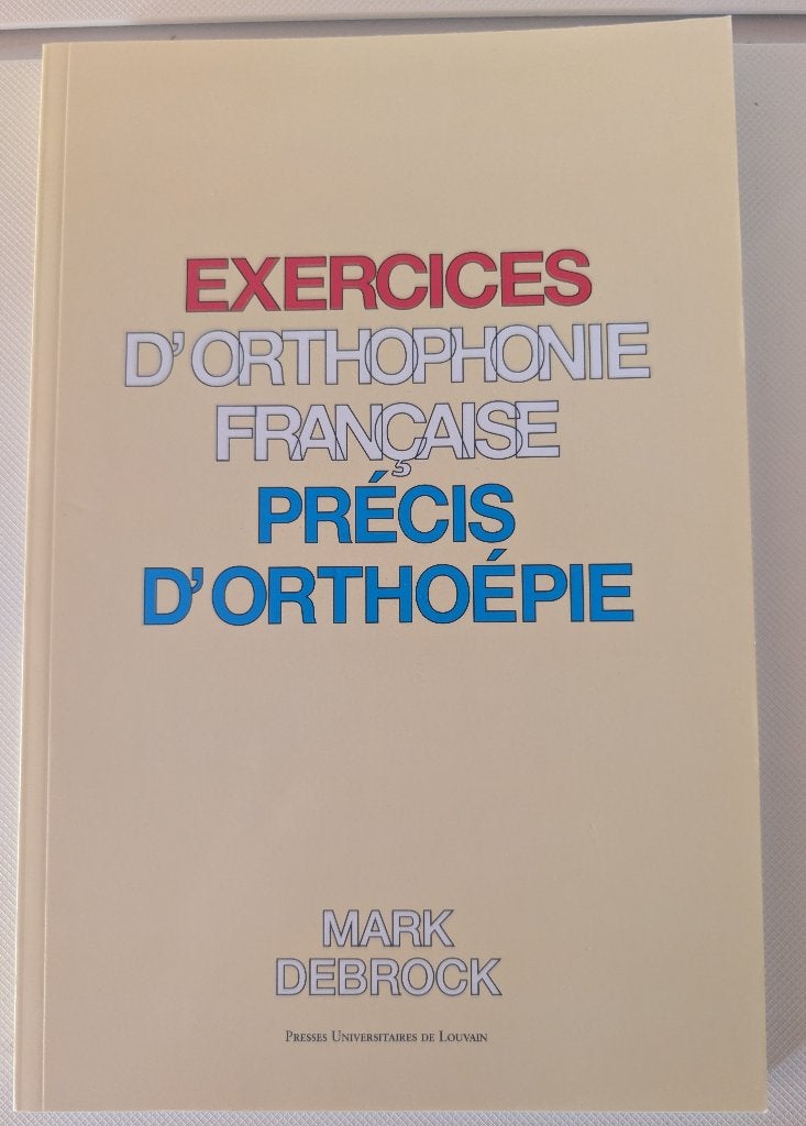 Exercices d'orthophonie française - (Mark Debrock), Boeken, Ophalen of Verzenden, Zo goed als nieuw, Frans, Mark Debrock