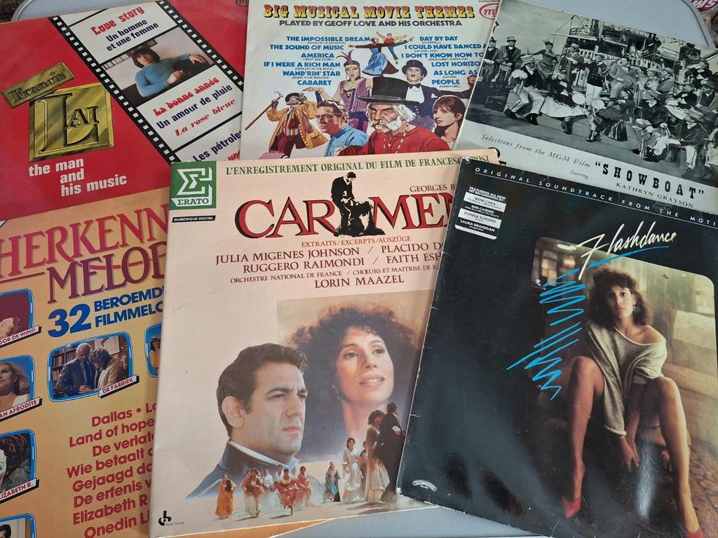 Lot 44 x LP's Vinyl Soundtrack/Themafilms, Ophalen of Verzenden