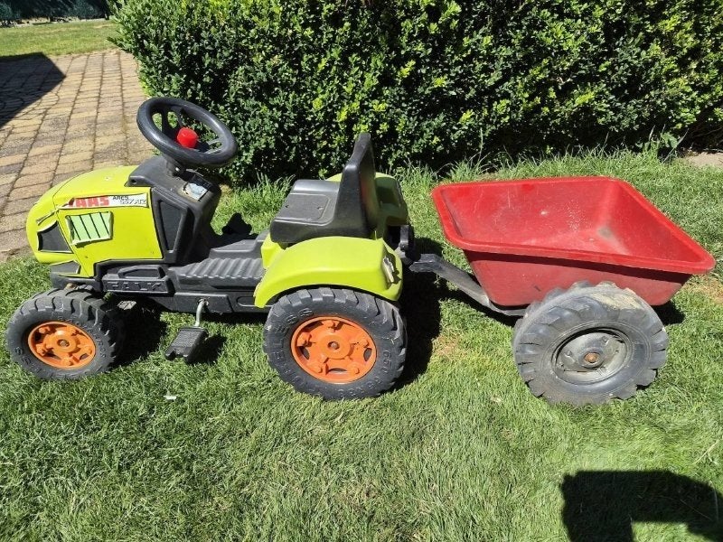 tractor met aanhangwagen, Kinderen en Baby's, Ophalen, Gebruikt, Trapvoertuig