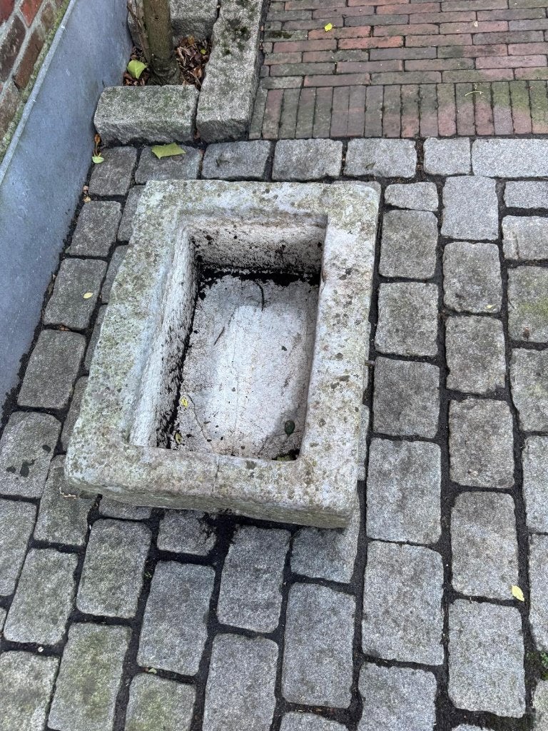 Arduinen bloembak, Tuin en Terras, Ophalen, Steen, Gebruikt, 60 tot 100 cm