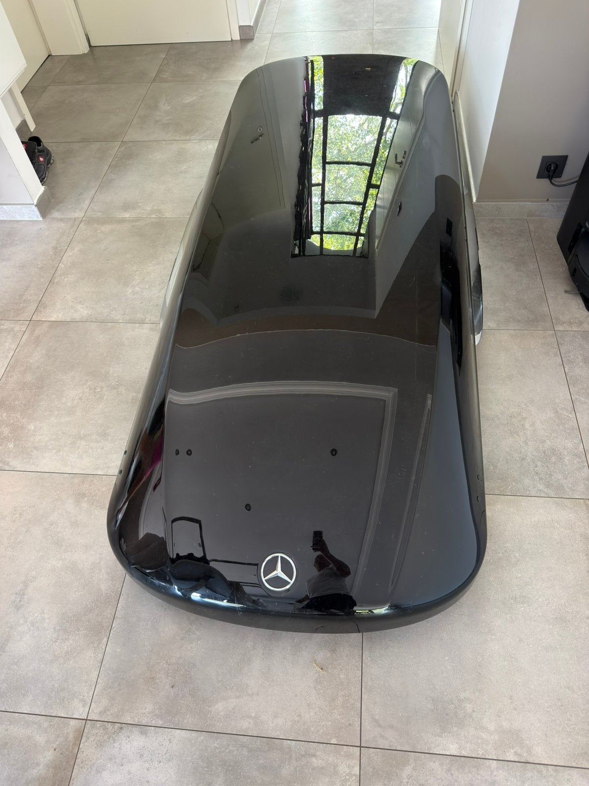 Coffre de toit Mercedes-Benz d’origine XL 590 litres, Autos : Divers, Coffres de toit, Enlèvement, Comme neuf