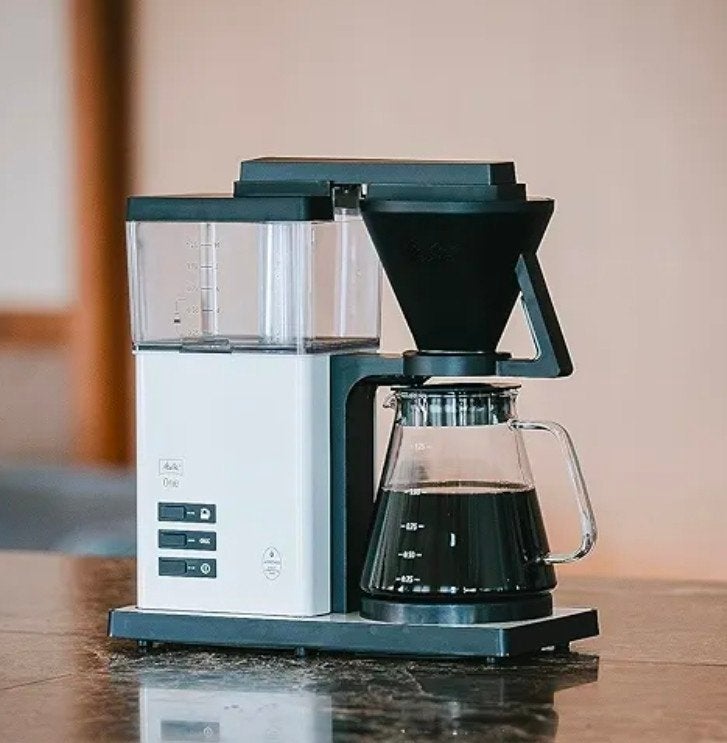 Melitta One cream wit filterkoffiezetapparaat in topstaat!, Ophalen of Verzenden