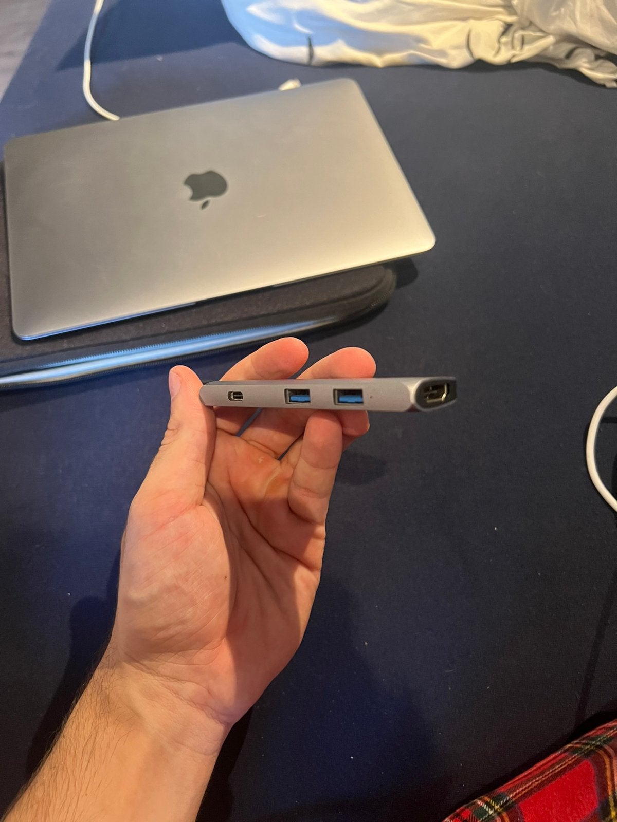 USB-C Multiport Adapter | 2x USB, USB-C & HDMI | Voor laptop, Computers en Software, Pc- en Netwerkkabels, Ophalen of Verzenden