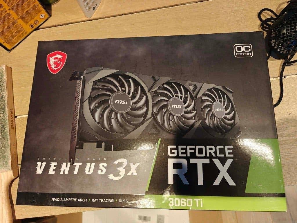 Grafische kaart Ventus RTX 3060 Ti 3x, Computers en Software, Ophalen, Gebruikt, GDDR6, PCI-Express 4