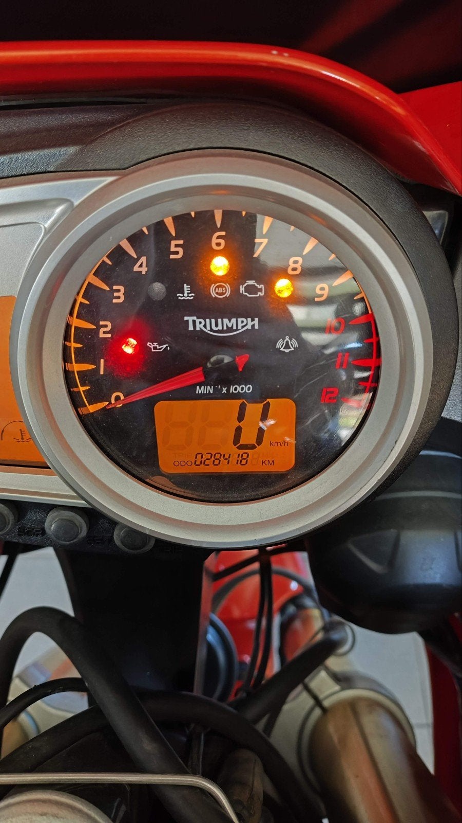 Triumph Tiger 1050 2009 ABS, Motos, Particulier, Poignées chauffantes
