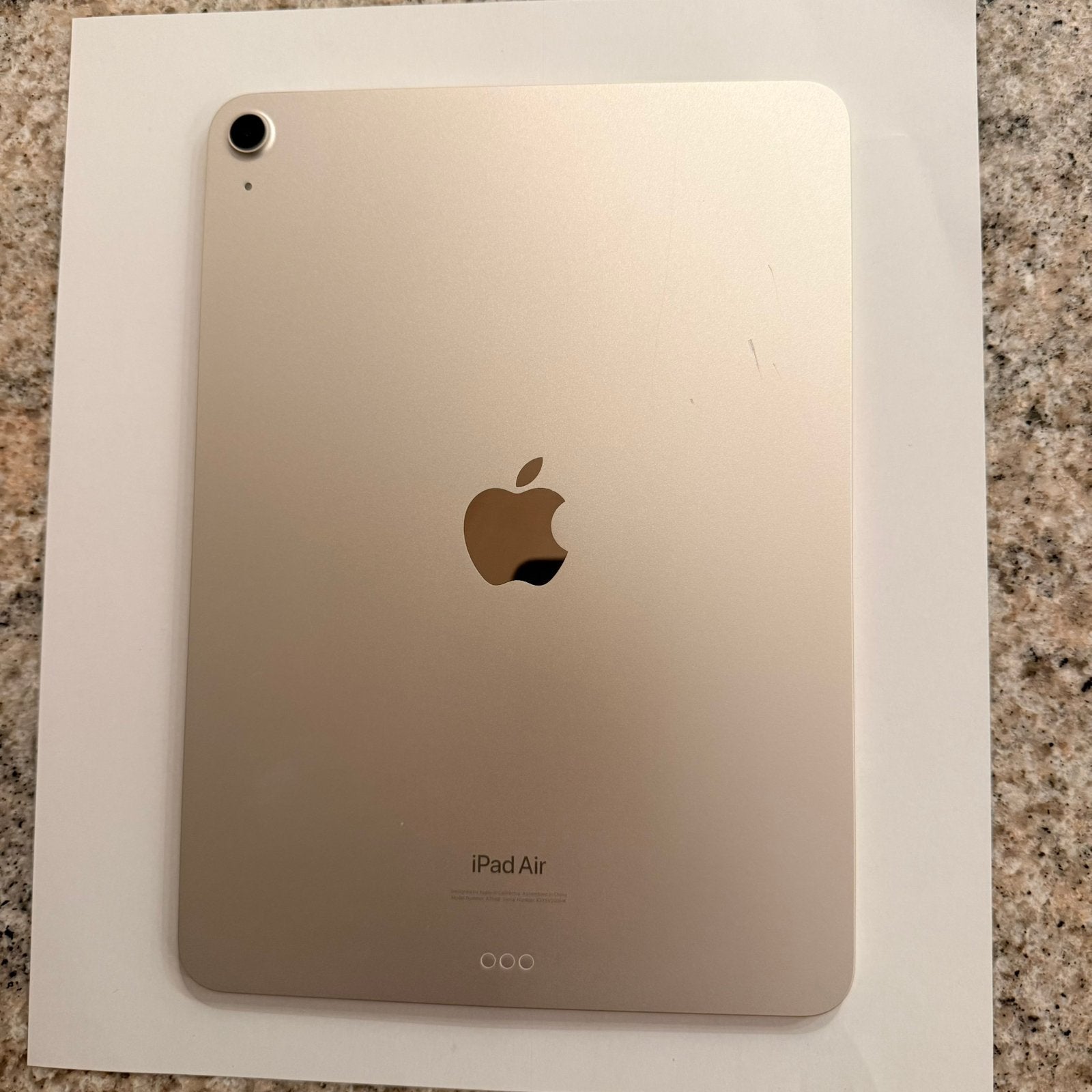 Ipad Air 5de generatie 64 GB 10.9 inch Starlight - top !!, Computers en Software, 10 inch, Apple iPad Air, Ophalen of Verzenden