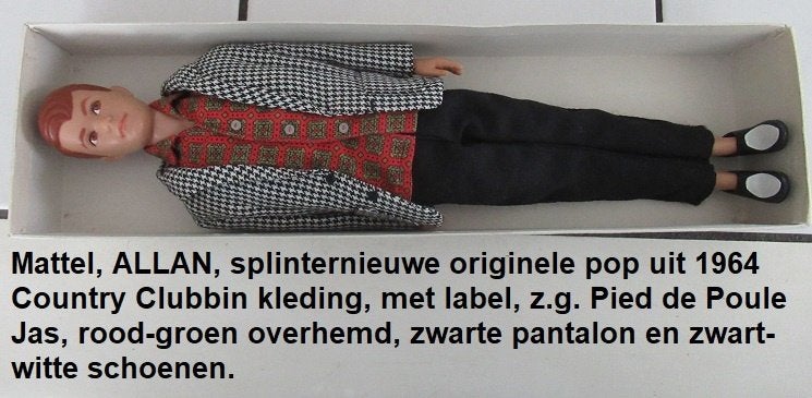 BARBIE/MATTEL/ALLAN, toute neuve de 1964, Collections, Enlèvement ou Envoi, Neuf, Poupée