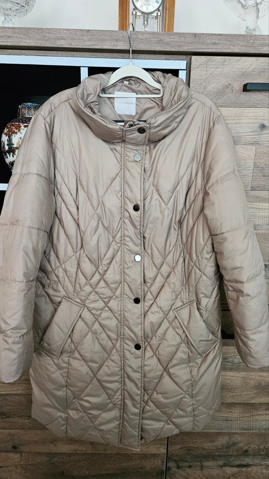 winterjas, Ophalen, Maat 46/48 (XL) of groter, Beige