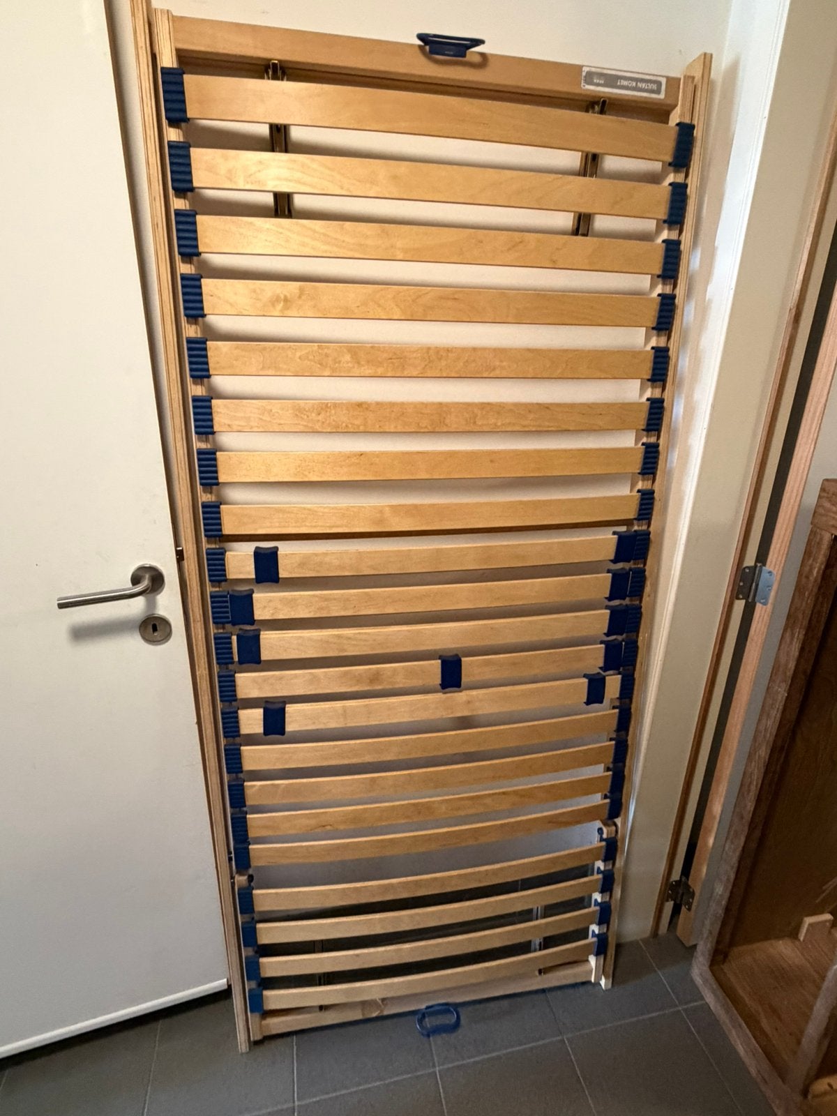 Lattenbodem, Ophalen, Gebruikt, 90 cm, Eenpersoons