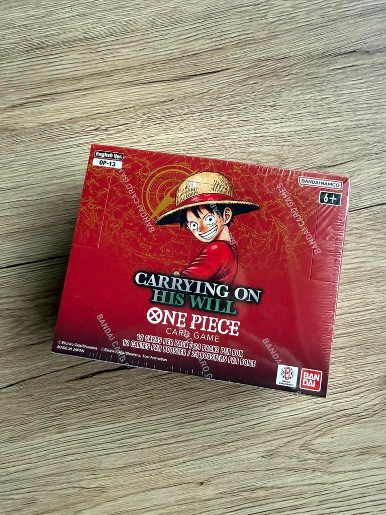 One Piece Op-13 boosterbox, Hobby en Vrije tijd, Verzamelkaartspellen | Overige, Ophalen, Nieuw, Boosterbox