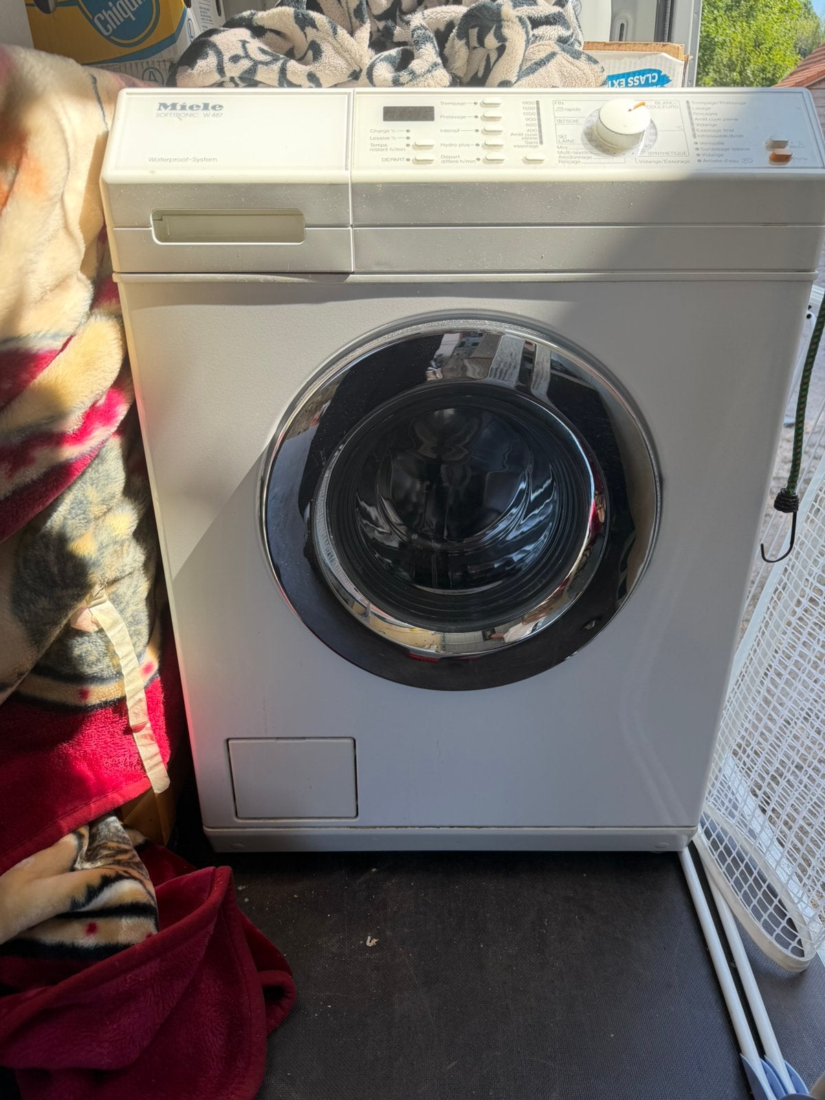 Miele wasmachine, 6 à 8 kg, Enlèvement, Utilisé, Chargeur frontal