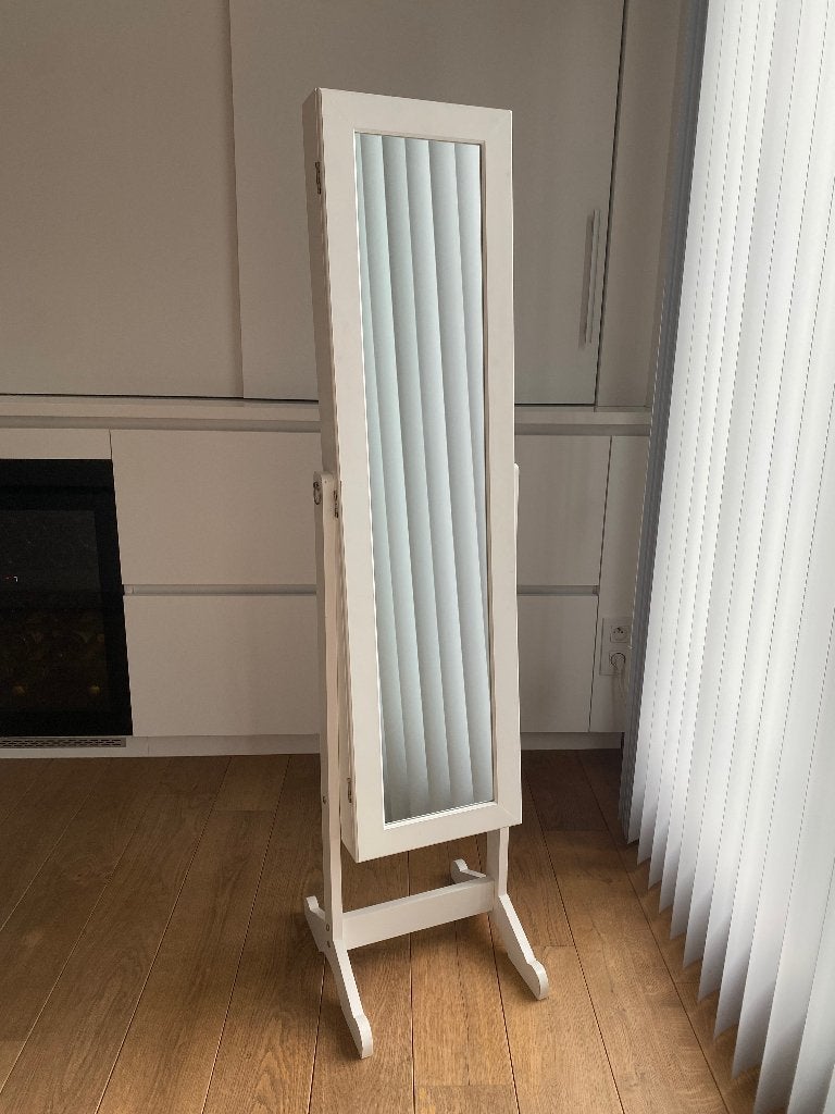 Juwelenkast met spiegel, Maison & Meubles, Accessoires pour la Maison | Miroirs, Enlèvement, Utilisé, Rectangulaire