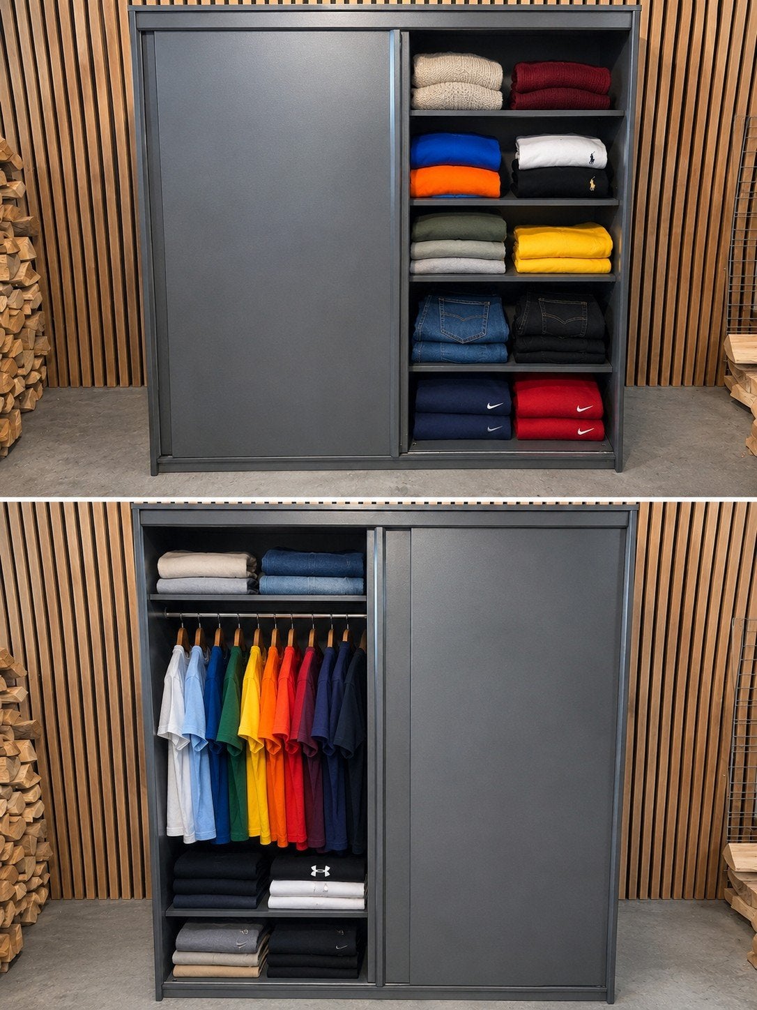 armoire à porte coulissante « S'adapte à toutes les pièces !, Enlèvement ou Envoi