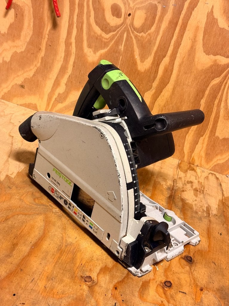 Festool TS 55 EBQ Invalzaag 1200W | Plug-it, Enlèvement ou Envoi, 1200 watts ou plus, Festfool, 30 à 70 mm