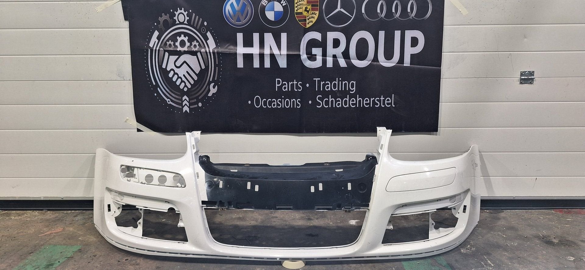 Originele VW Golf 5 (MK5) GT / Jetta Voorbumper Wit - 1K0807, -, Utilisé, -, Avant