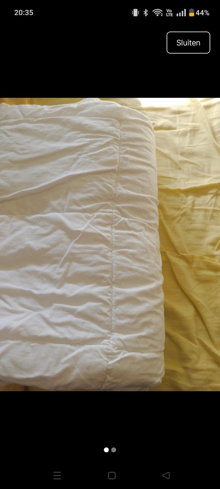 Édredon pour enfants, Maison & Meubles, Enlèvement ou Envoi, Autres dimensions, Blanc, Couverture ou Couette