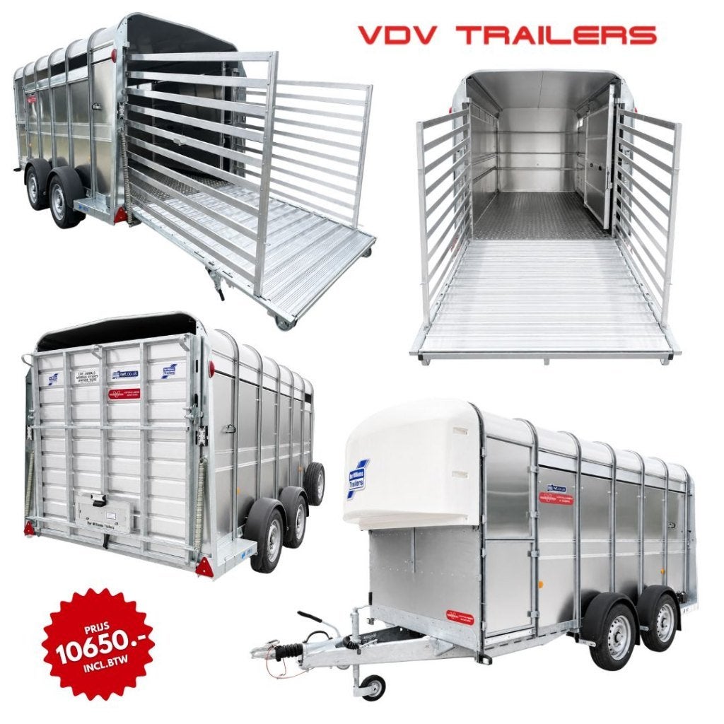 Ifor Williams TA510G 12'6 Veetrailer | 3500kg | Full LED