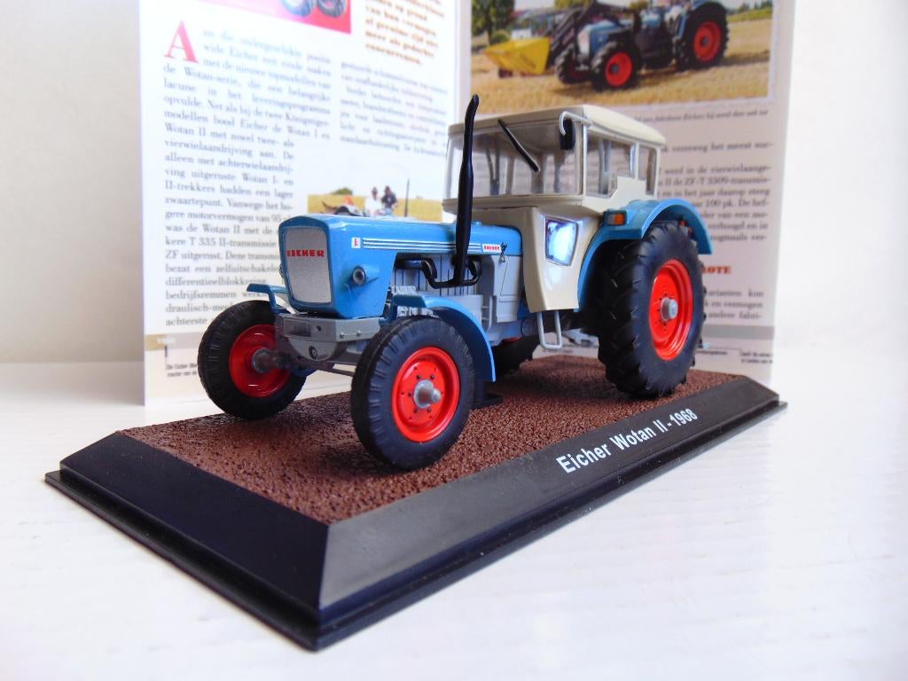 Modèle de tracteur Eicher Wotan II - 1968 - 1/32, Enlèvement ou Envoi, Comme neuf, Tracteur et Agriculture, Autres marques