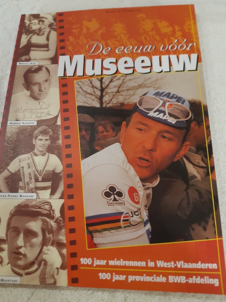 boek wielrennen 'de eeuw voor Museeuw', Sport en Fitness, Ophalen of Verzenden, Zo goed als nieuw, Overige typen