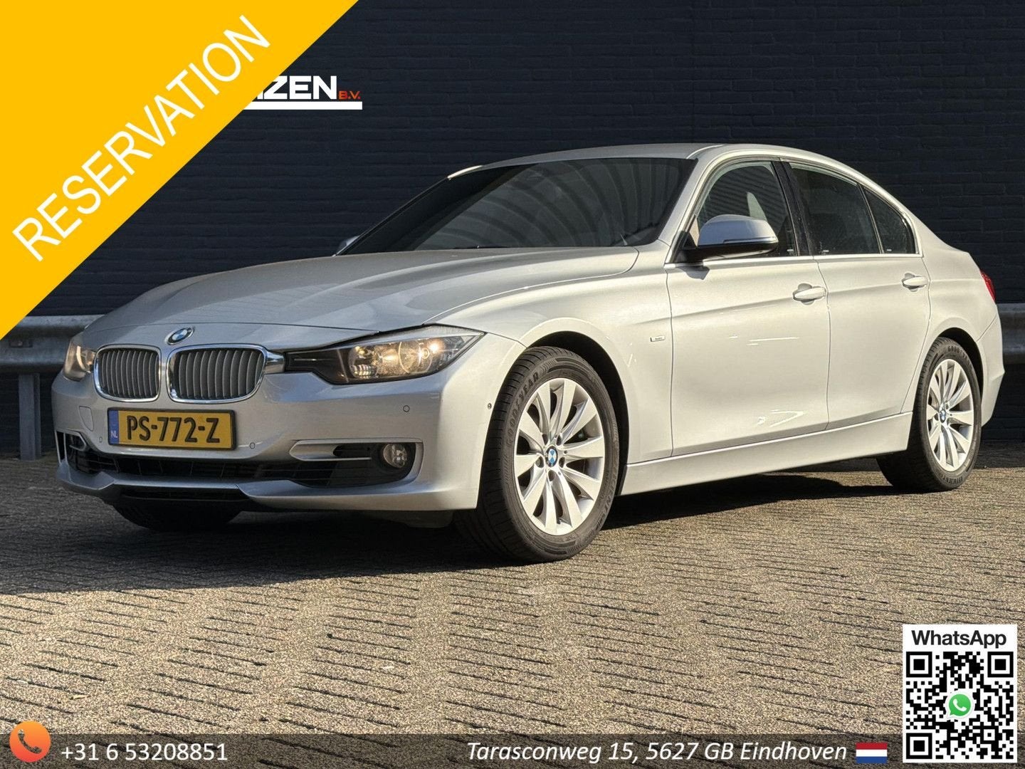 BMW 320 3-serie 320i High Executive | Head-Up Display | Lede, Auto's, Xenon verlichting, Zilver of Grijs, 3 Reeks, 147 g/km