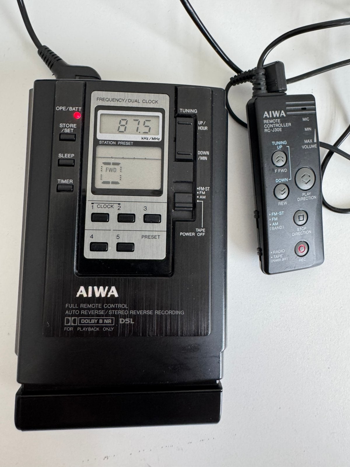 Zeldzame vintage Aiwa HS-JX303 Walkman - Origineel pakket, Audio, Tv en Foto, Walkmans, Discmans en Minidiscspelers, Walkman, Ophalen of Verzenden