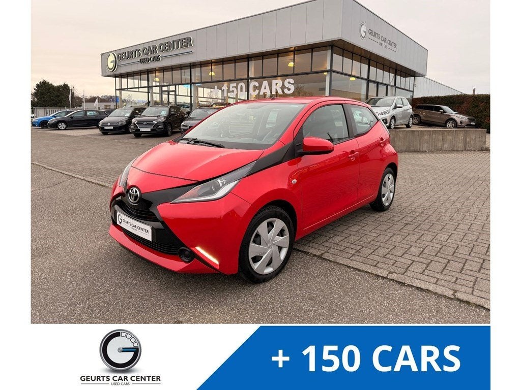 Toyota Aygo 1.0 benzine - Camera - Airco, Autos, Rouge, Achat, Euro 6, 69 ch