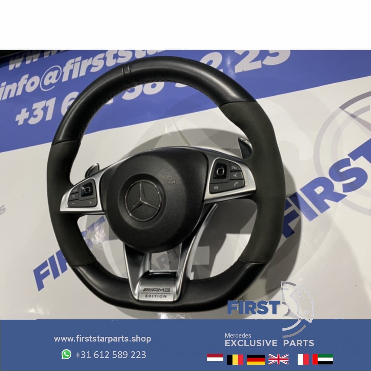 W213 E63 EDITION AMG Stuur Mercedes E Klasse 2016-2019 W238, Utilisé, -, -, Enlèvement ou Envoi