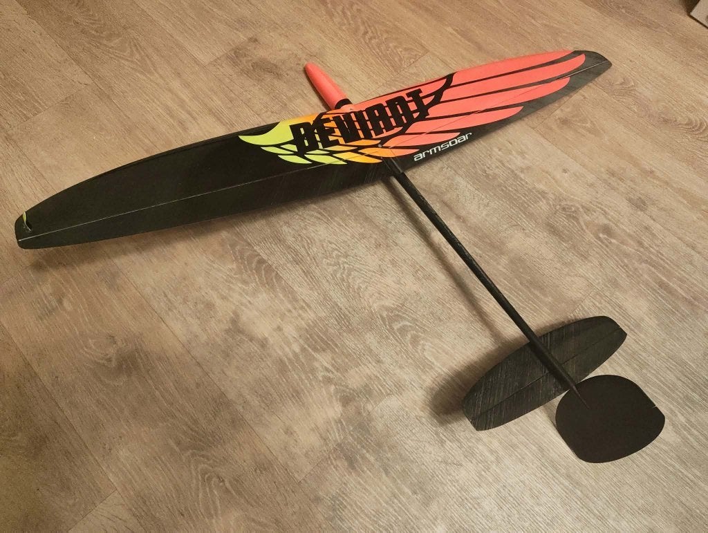 Armsoar Deviant DLG 1m, Hobby en Vrije tijd, Ophalen, Zo goed als nieuw, Overige typen, RTF (Ready to Fly)