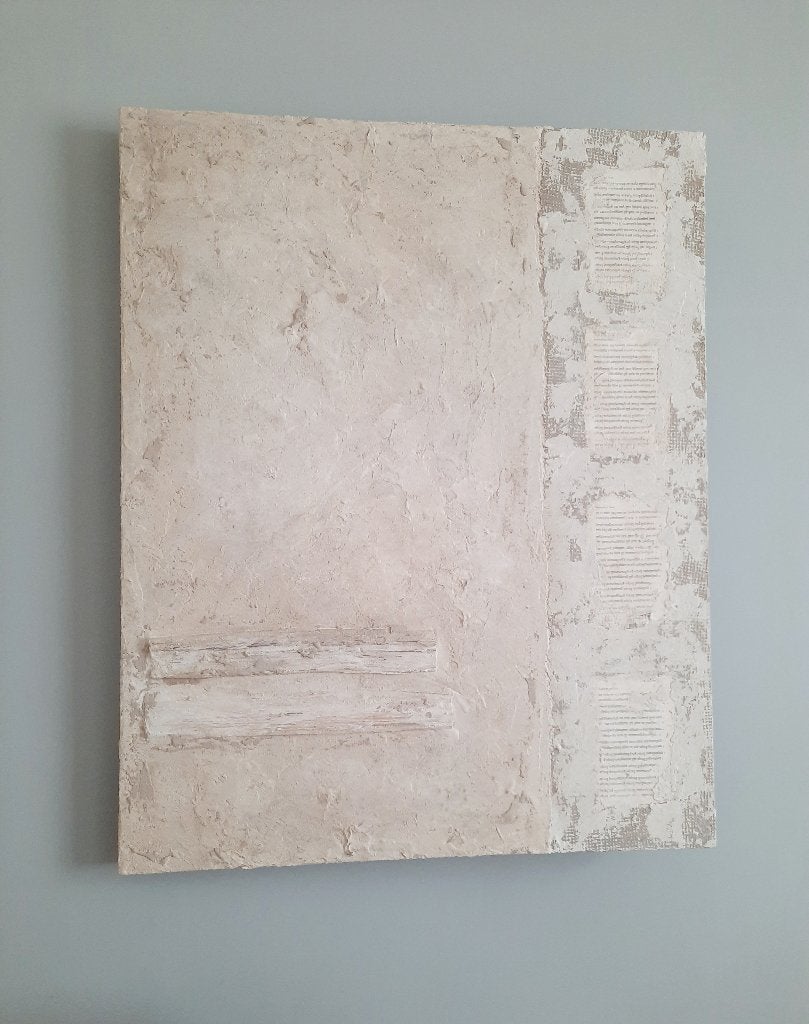 tableau, Antiek en Kunst, Ophalen, Handgeschilderd, Overige onderwerpen, Gemengde techniek
