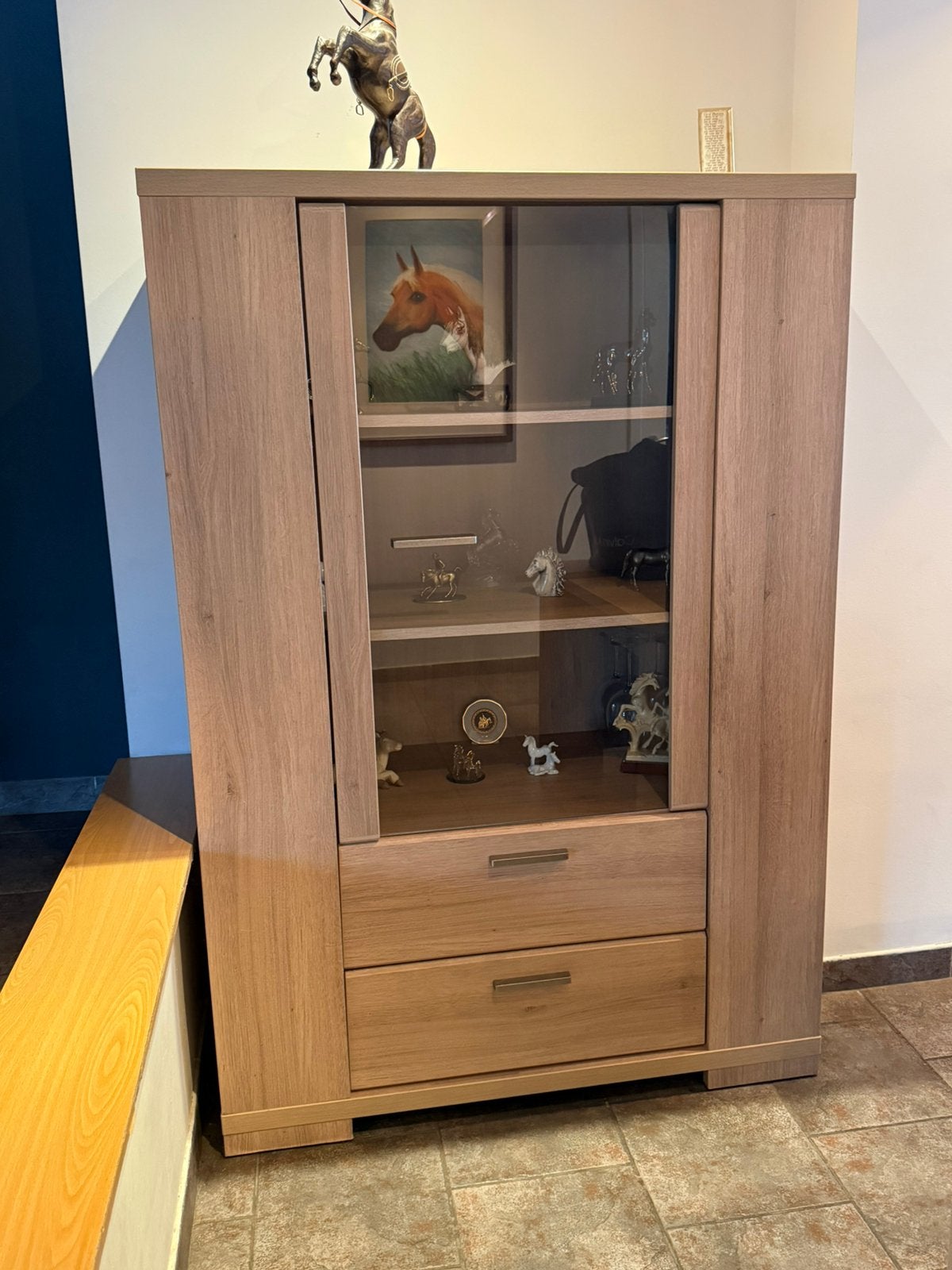 Kast, Huis en Inrichting, Ophalen, Zo goed als nieuw, Glas
