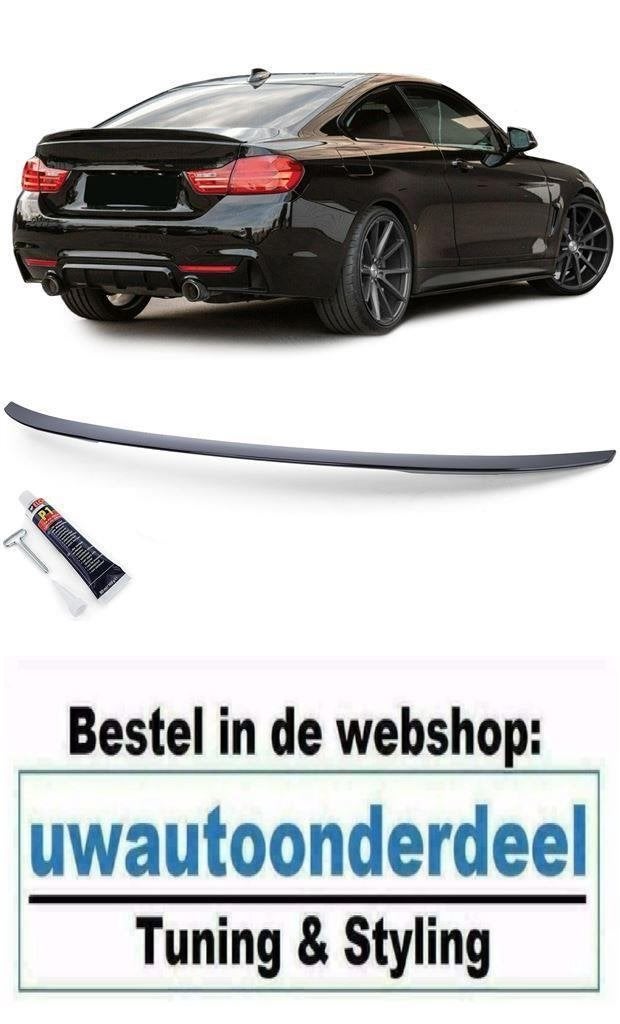 Kofferklep Spoiler Achterklep Glans Zwart Voor Bmw 4 Serie F, Verzenden