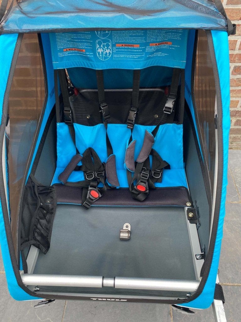 Thule Coaster XT 2, Fietsen en Brommers, Ophalen, Zo goed als nieuw, Kinderkar, Opvouwbaar