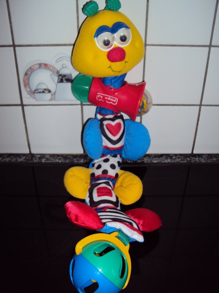 Fisher price, plooibare rups in leuke kleuren en materiaal., Kinderen en Baby's, Speelgoed | Fisher-Price, Ophalen of Verzenden