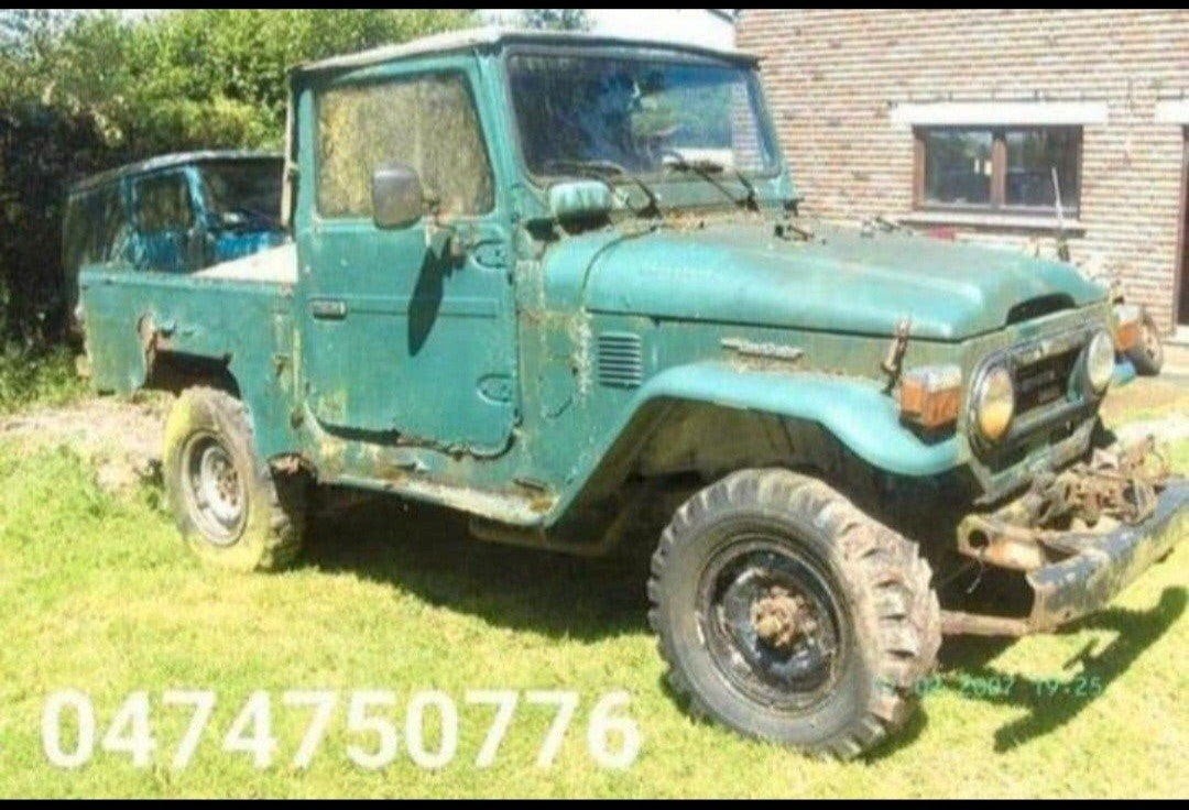motor + versnellingsbakken in goede staat voor Toyota bj 40, Ophalen