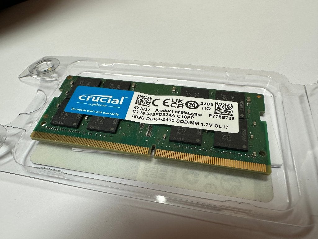 RAM 16 GB NATRIUM DDR4 2400, Computers en Software, RAM geheugen, Gebruikt, DDR4, Ophalen of Verzenden, Laptop